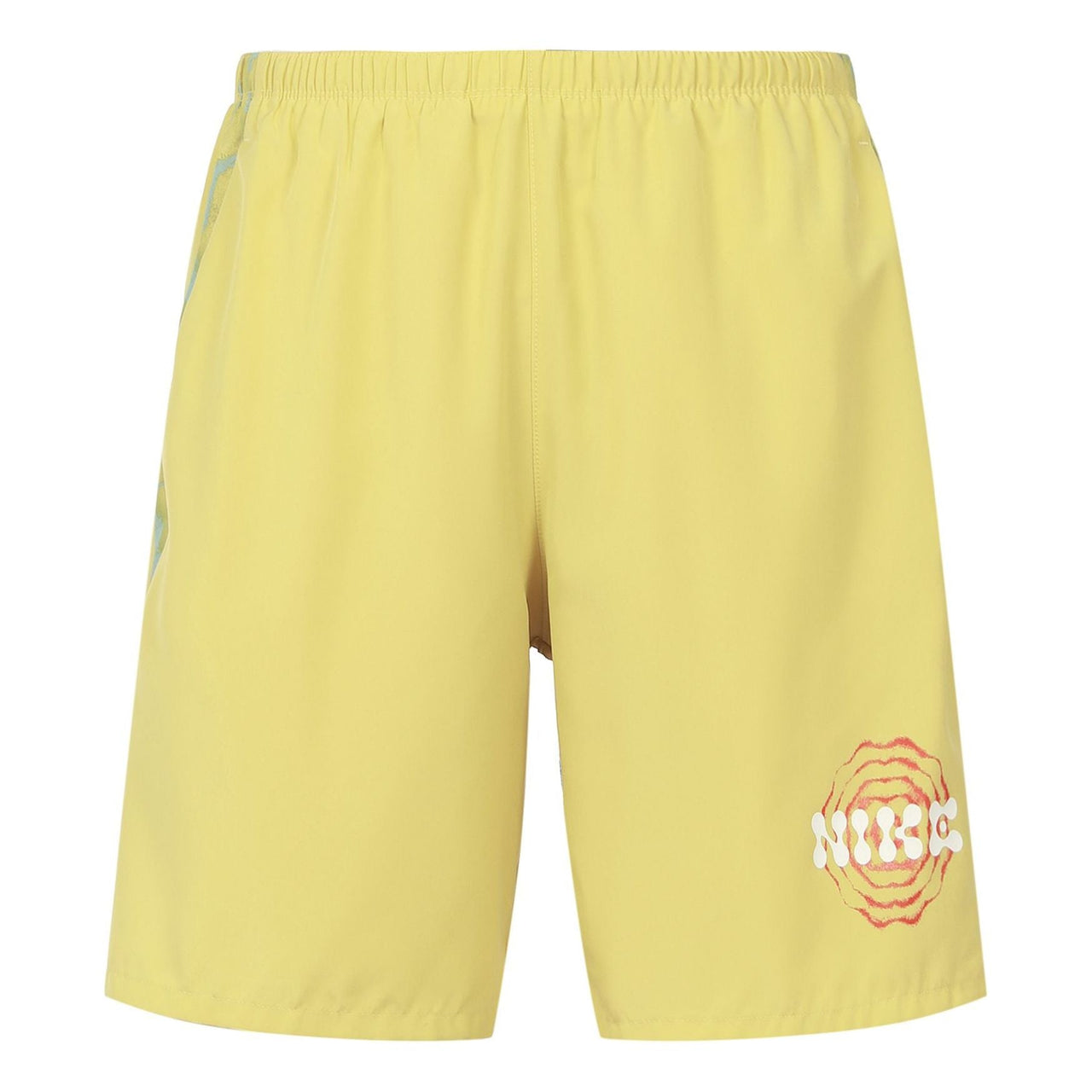 Nike Dri-FIT Solid Color Quick Dry Breathable Back Pocket Running Shorts Yellow DM4820-304