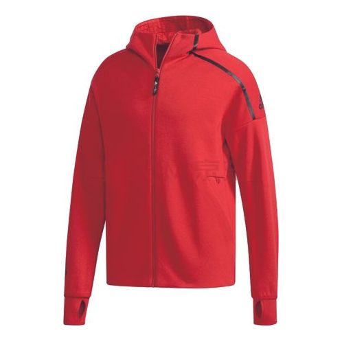 Men's adidas Sports Knit Red Jacket EA2105