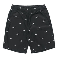 adidas M Short Gen Aop Logo Printing Sports Shorts Black GJ5107