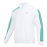adidas Half-Zip Top 'White Green' IK5432