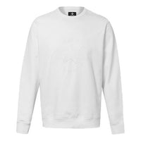 Men's Converse Logo Printing Round Neck Pullover White 10020819-102