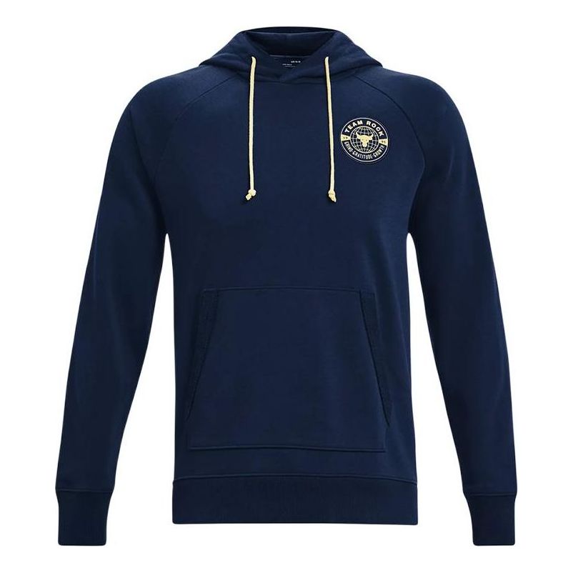 Under Armour Project Rock Heavyweight Terry Hoodie 'Blue' 1370453-408