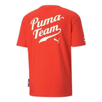 PUMA Word Team Graphic Tee 'Red' 536929-95