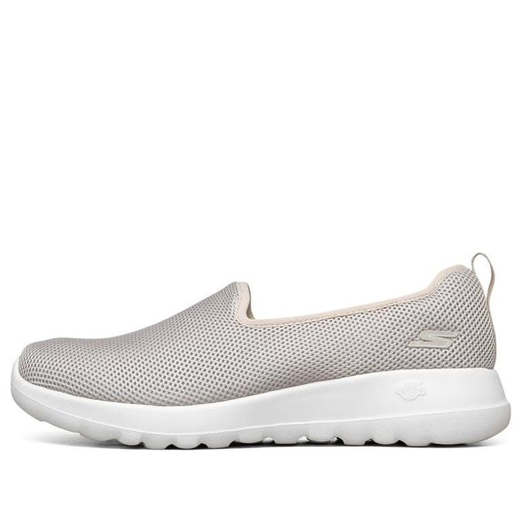 (WMNS) Skechers Go Walk Joy Slip-On Shoes Gray/Chestnut 124186-TPE