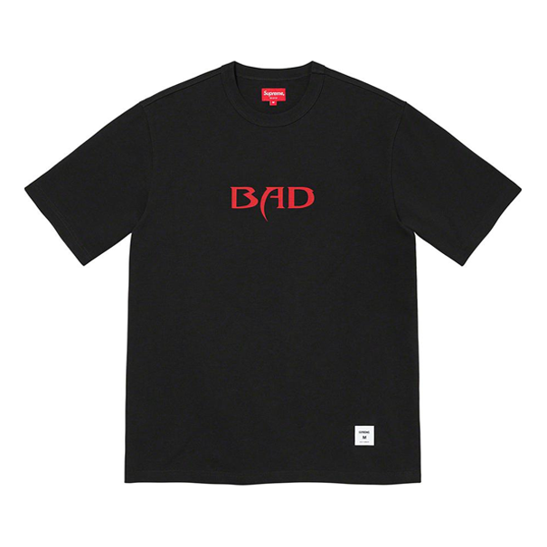 Supreme Bad S/S T-Shirt 'Black Red' SUP-SS22-102