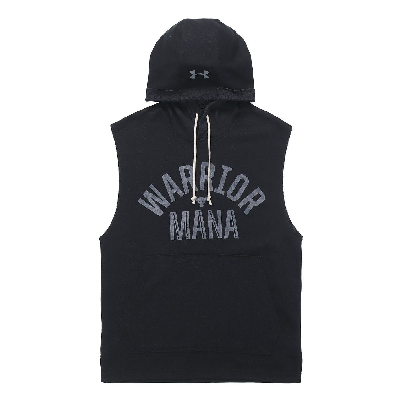 Men's Under Armour Project Rock Training Sports hooded Sleeveless Black 1352693-001