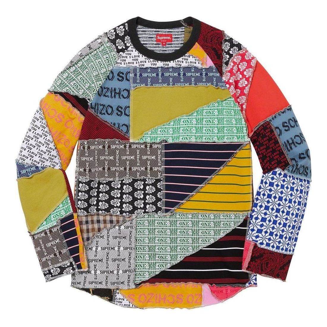 Supreme SS23 Week 5 Patchwork Jacquard Shirt 'Multicolor' SUP-SS23-118