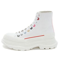 (WMNS) Alexander McQueen Tread Slick Boot 'White Multicolor' 611706W4MVG9650
