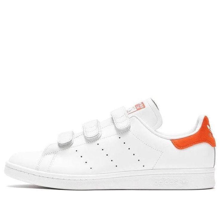 adidas originals StanSmith Velcro 'White Orange' BB0067