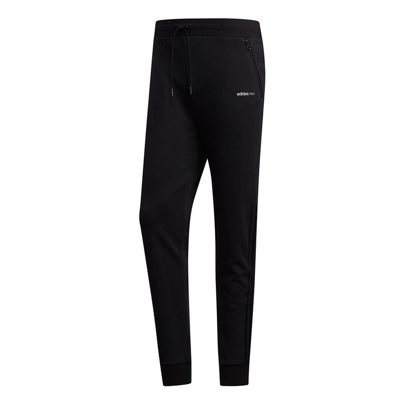 adidas neo M Fav 3s Tp Casual Sports Pants Black EI4466