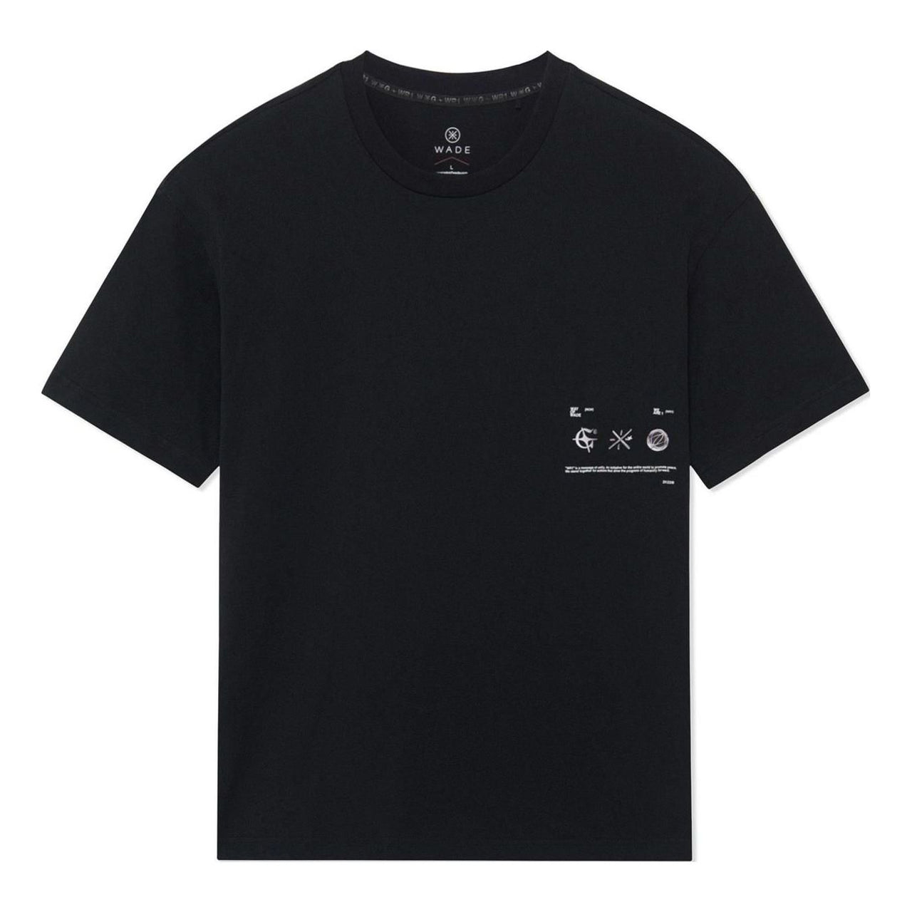 Li-Ning x Glare Way Of Wade Graphic T-shirt 'Black' AHSS649-1