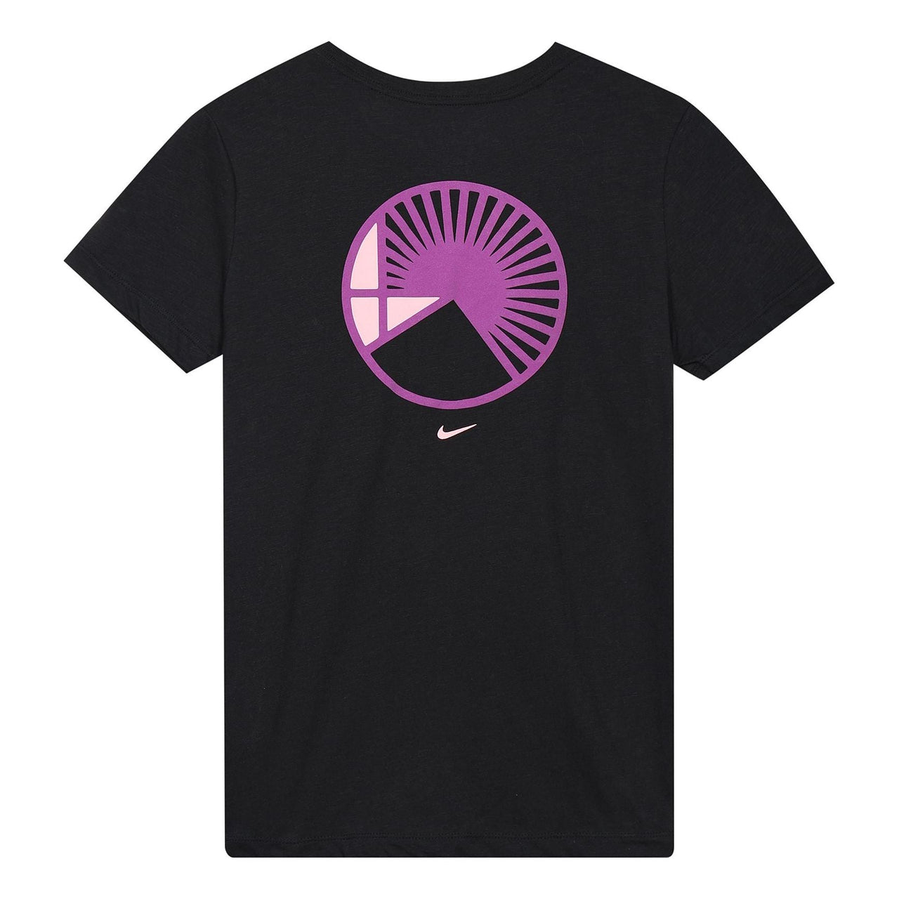 (WMNS) Nike Yoga Dri-fit Quick Dry Round-neck Printing Black DD2817-010
