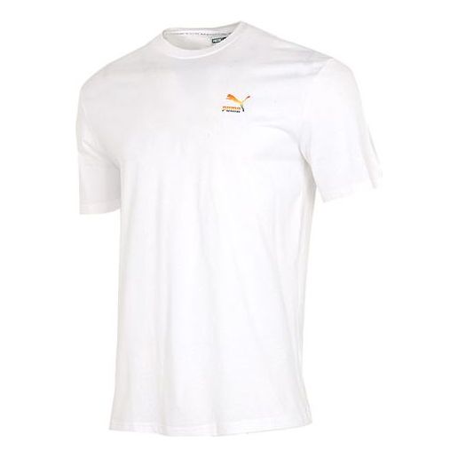 PUMA Rainbow Logo Tee 'White' 534095-02
