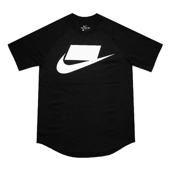 Nike Sportswear Logo Sports TEE Men Black/White BV7596-011