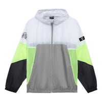 Li-Ning BadFive Logo Loose Fit Jacket 'White Grey' AFDS361-2