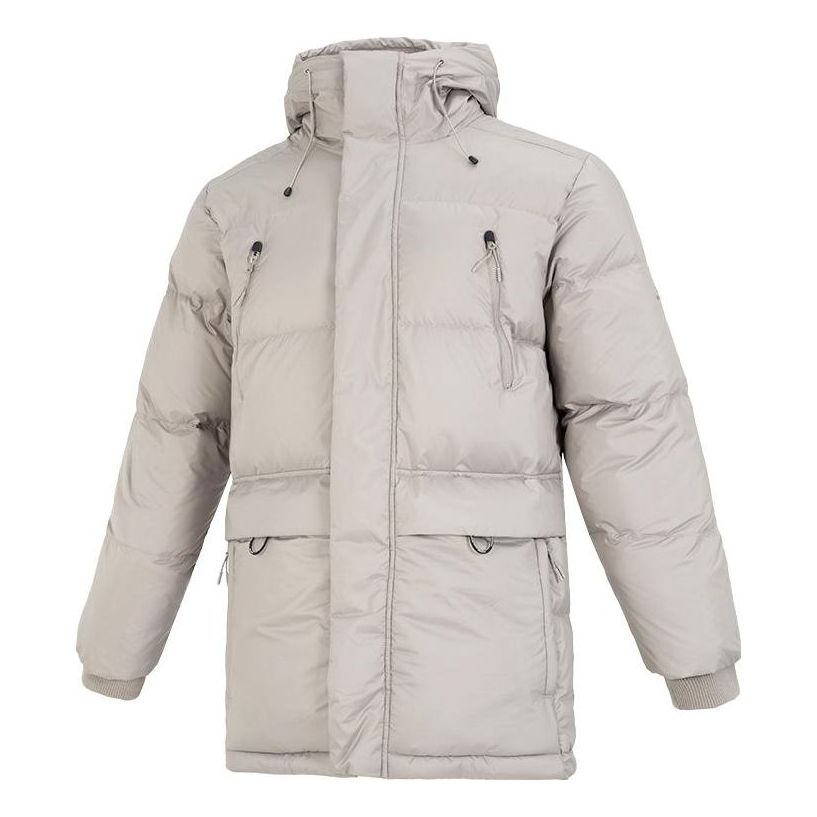 New Balance Long Casual Down Jacket 'Grey' AMJ24376-PAA
