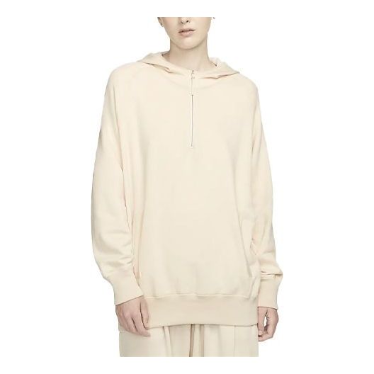 (WMNS) Nike Solid Color Knit Hoodie Yellow DM8944-790