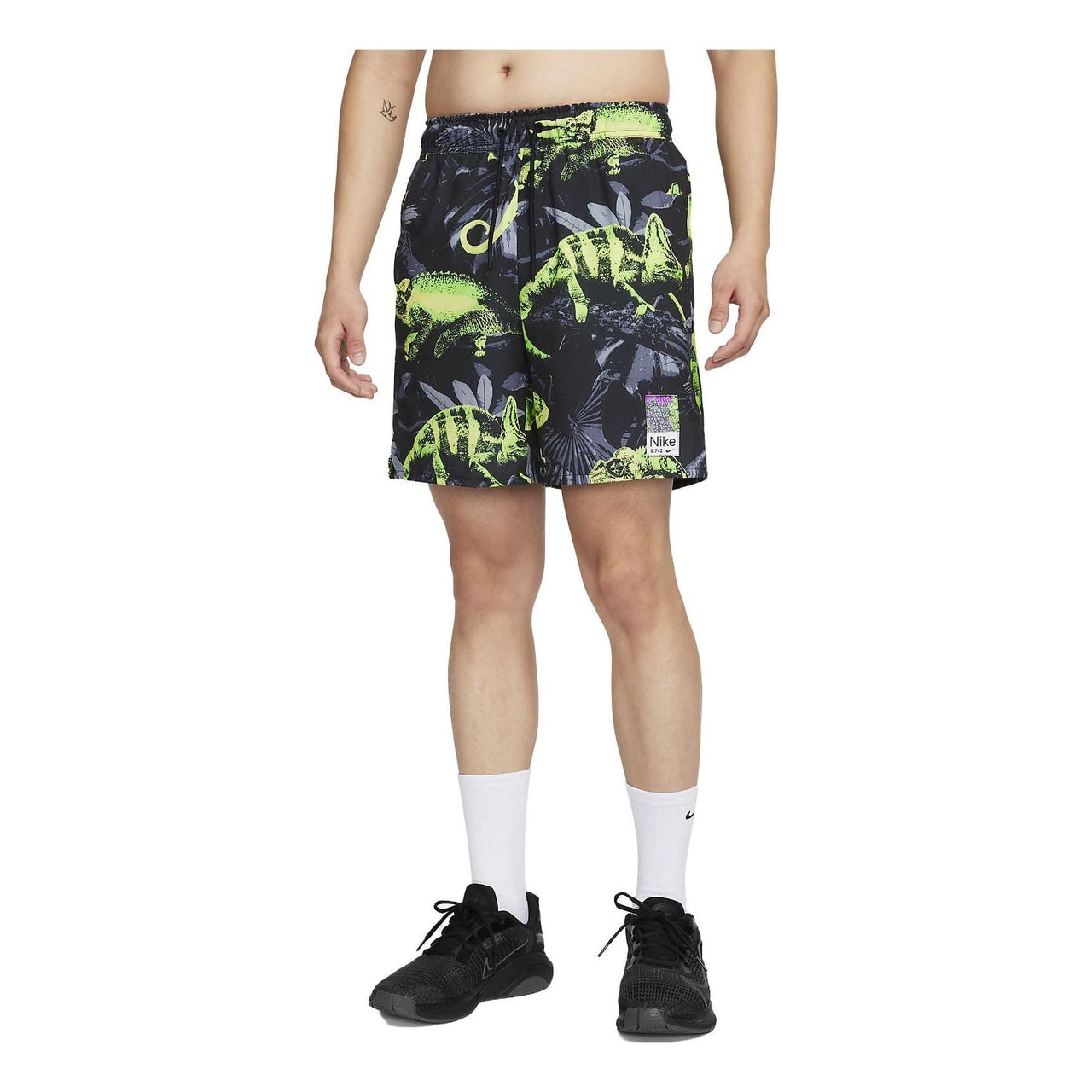 Nike Dri-FIT Unlimited Studio '72 Unlined Woven Gym Shorts 'Green Yellow' FB7981-337