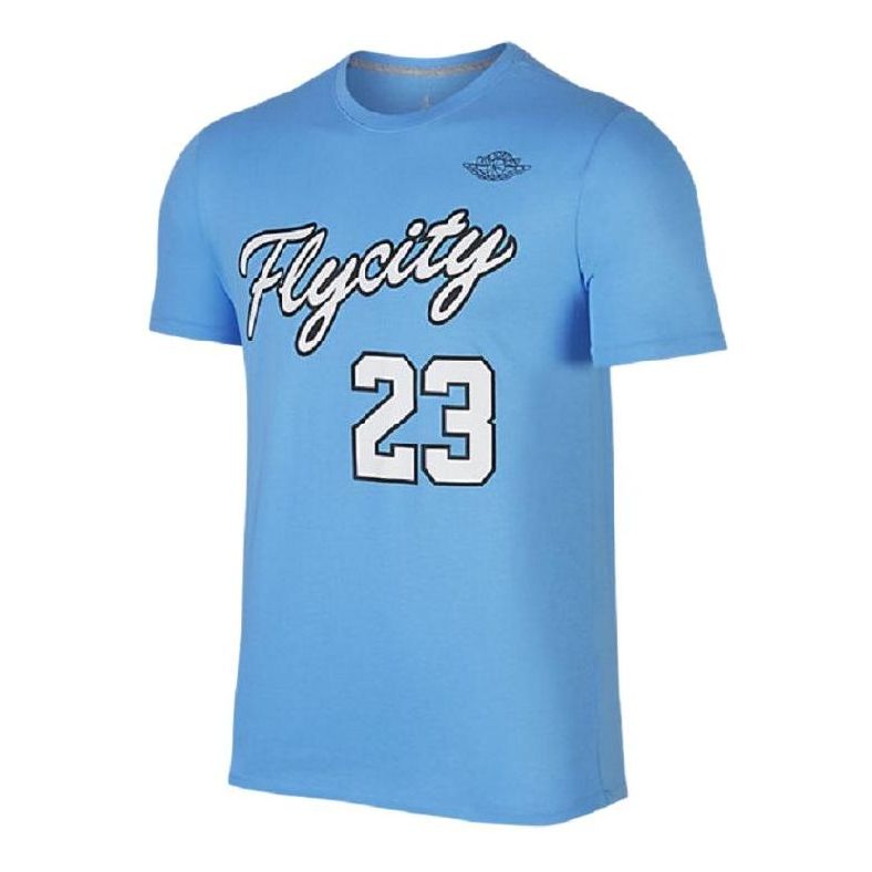 Air Jordan Fly City Short Sleeve T-shirt 'Blue' 862840-412