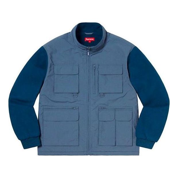 Supreme Upland Fleece Jacket 'Light Blue' SUP-FW19-944