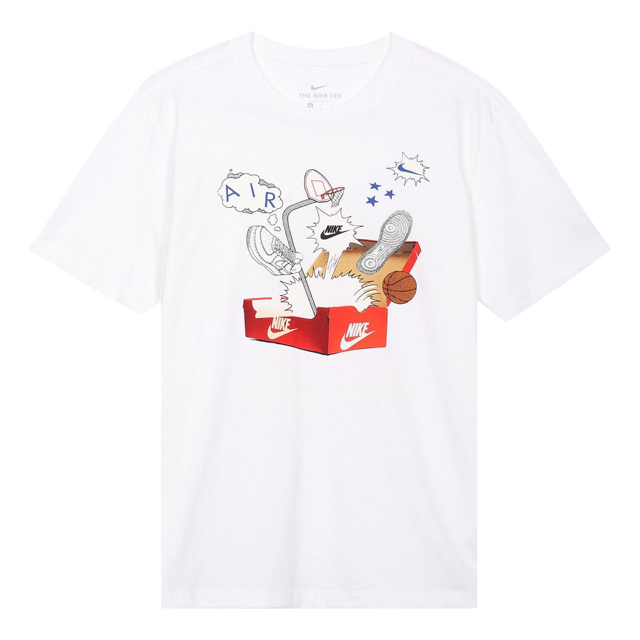 Nike AS Men's Nike Sportswear Printed Short Sleeve TEE White CU6872-100