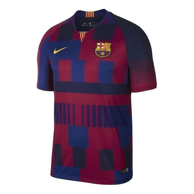 Nike FC Barcelona 20th Anniversary Home Stadium Soccer Jersey 'Red Blue' 943025-456