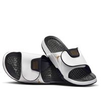 Air Jordan Hydro XI Slides 'White/Black/Metallic Gold' FN2452-170