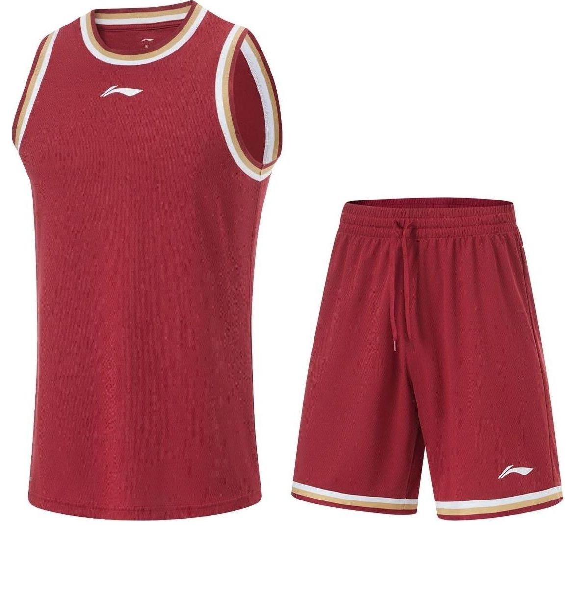 Li-Ning Basketball Competition Suits 'Red' AATU017-13