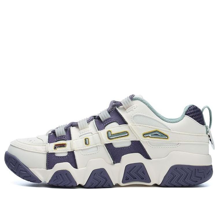 (WMNS) FILA FUSION Barricade Sneakers 'White Purple' T12W313201FGC