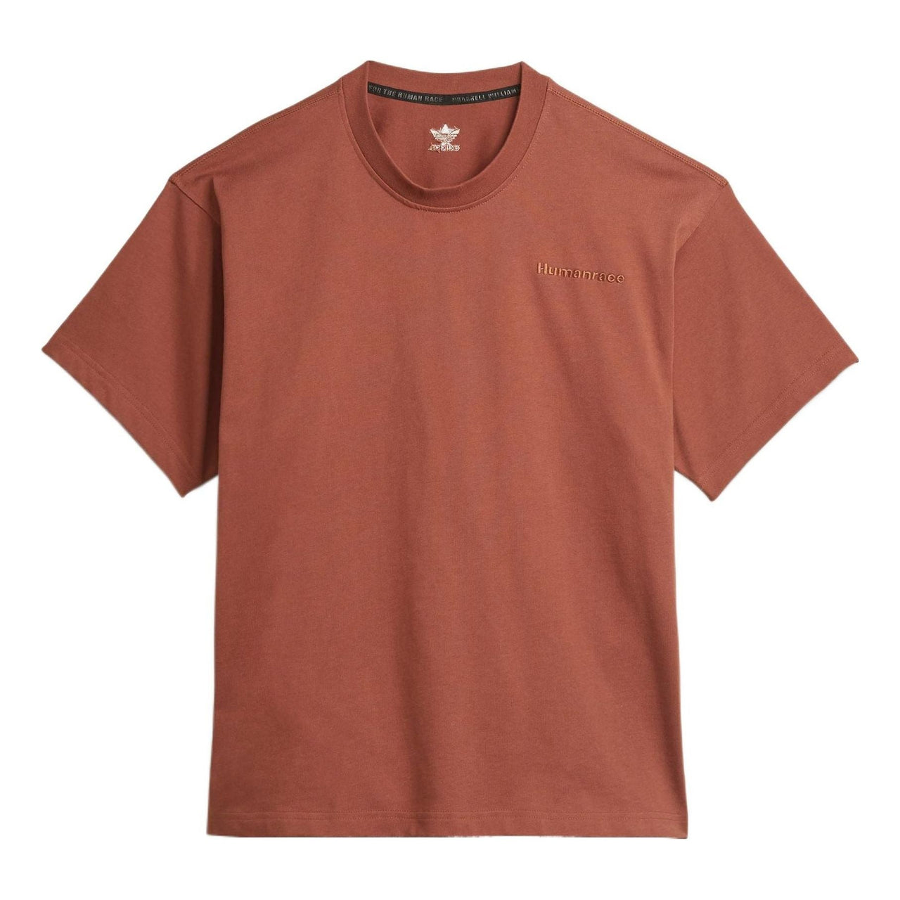 adidas x Pharrell Humanrace Small Logo T-Shirt 'Coffee' HB8816
