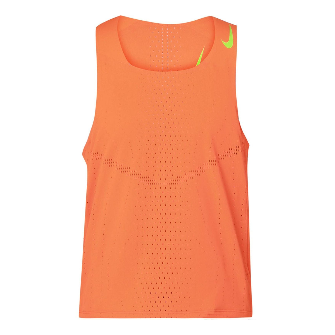 Men's Nike Solid Color Logo Breathable Quick Dry Running Training Sports Orange Vest DM4625-803