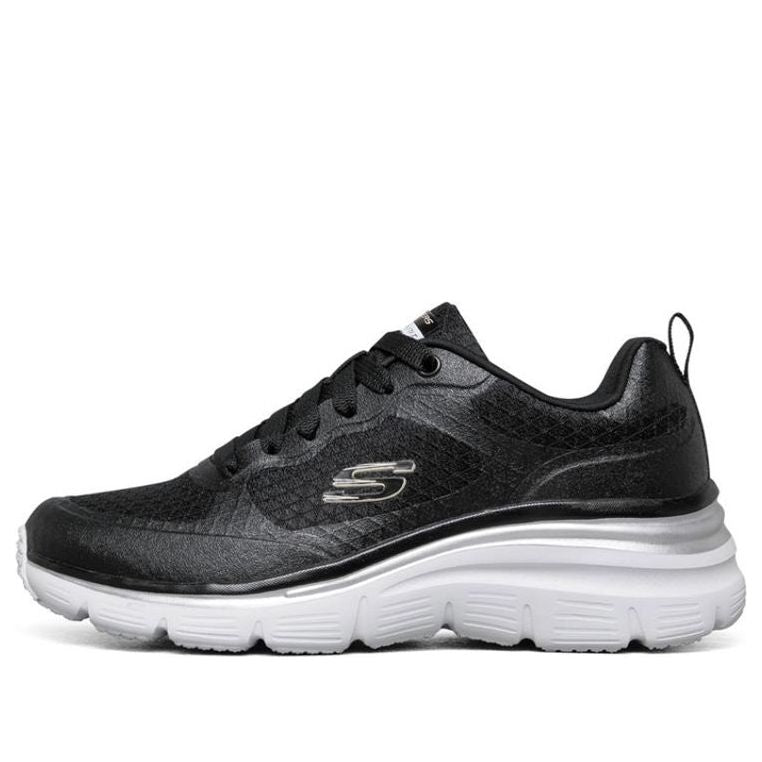(WMNS) Skechers Fashion Fit Running Shoes Black 66666274-BLK
