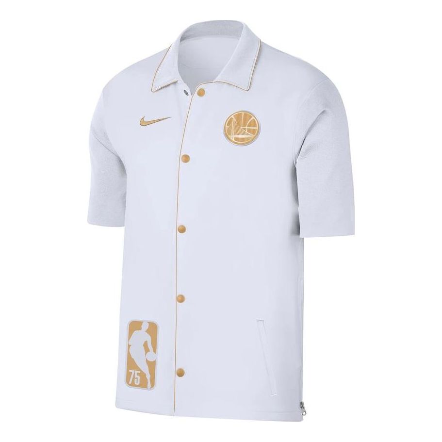Nike Dri Fit NBA Golden State Warriors Showtime Top 'White' FD0979-100