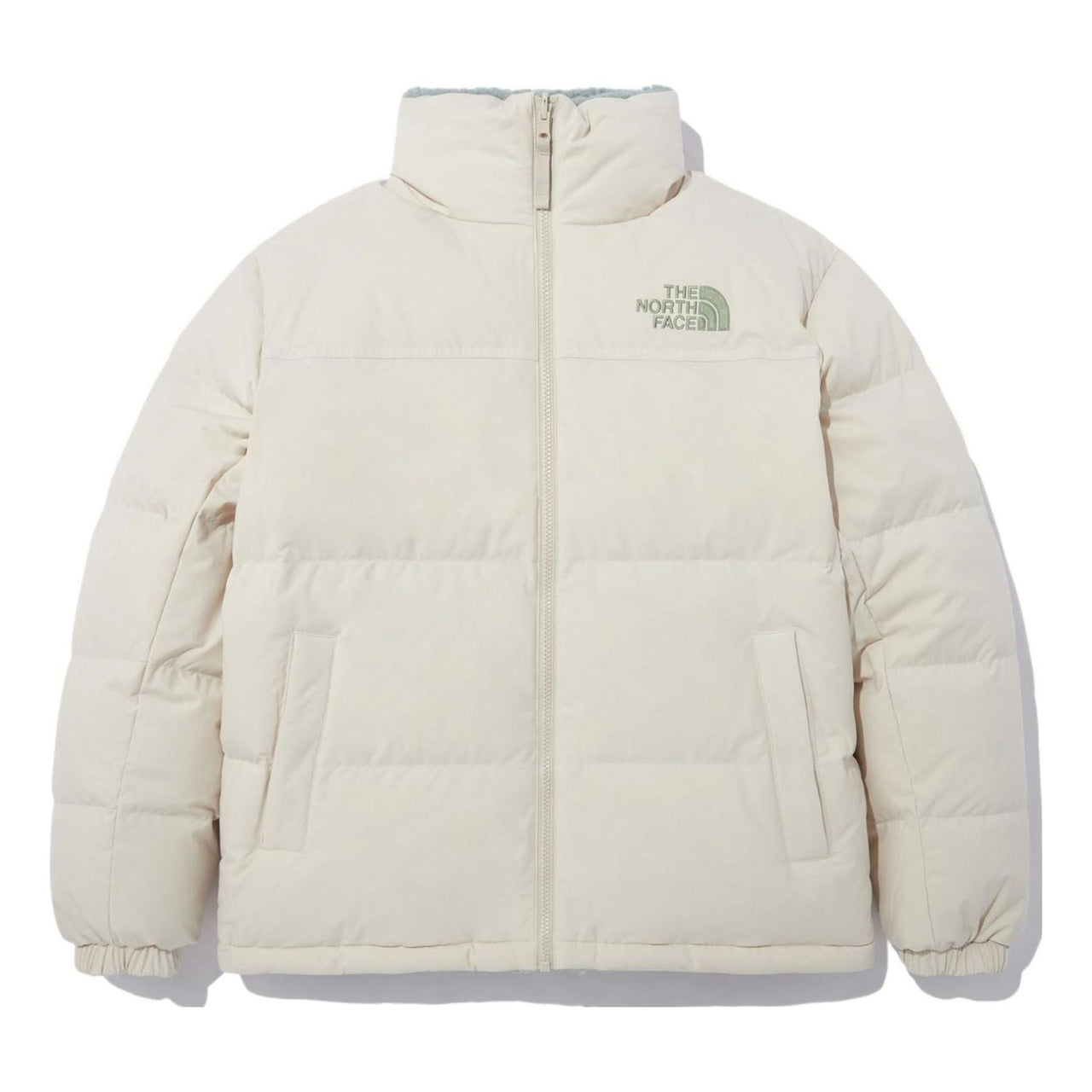 THE NORTH FACE Logo Winter Puffer Jacket 'Beige' NJ1DN77D