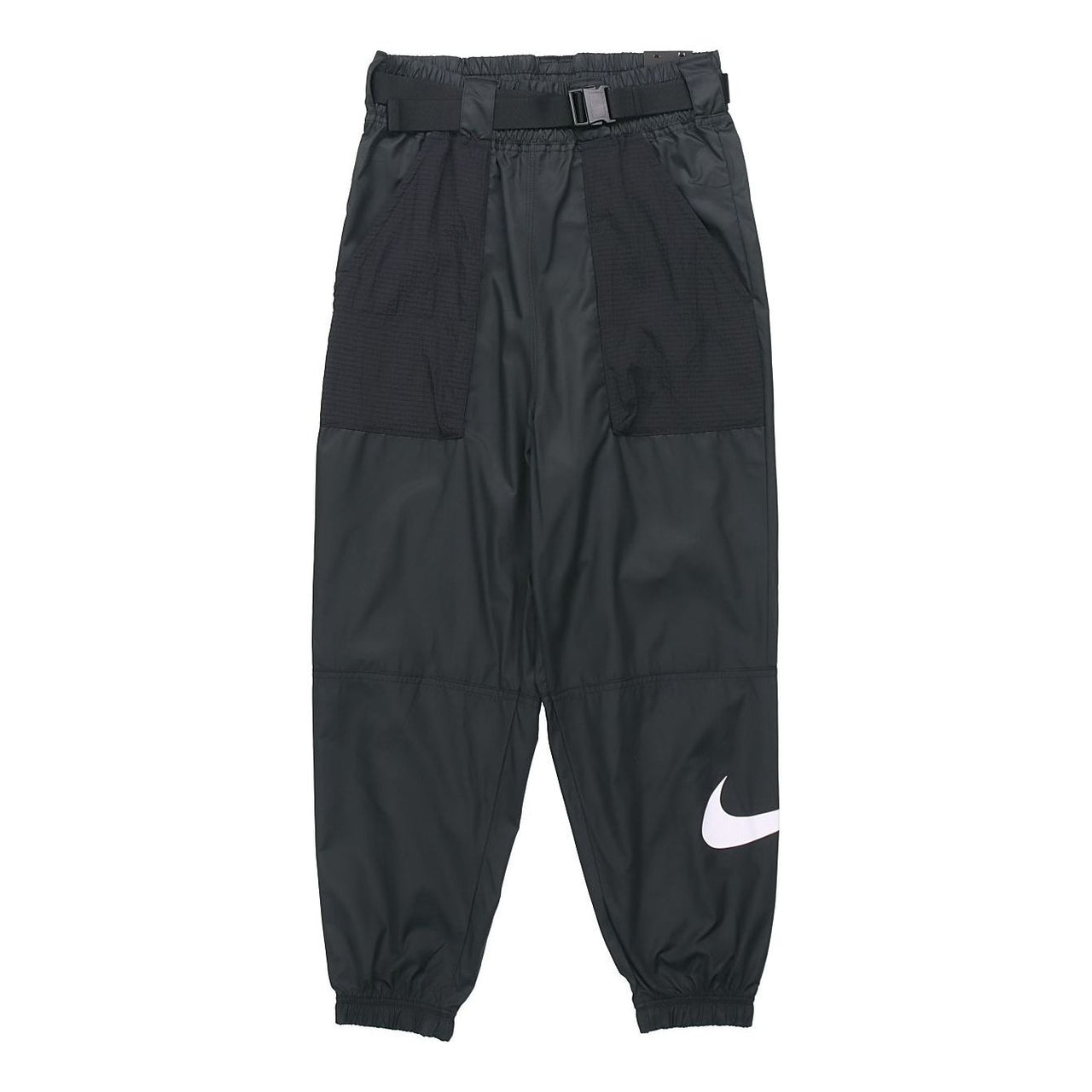(WMNS) Nike Sportswear Swoosh Woven Casual Sports Long Pants Black CJ3777-010