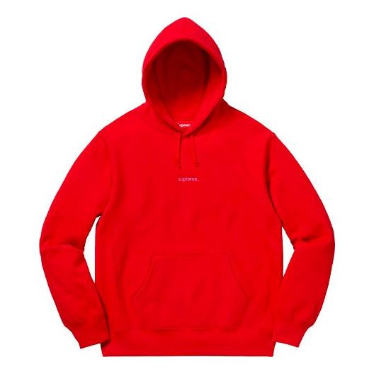 Supreme FW18 Trademark Hooded Sweatshirt Red SUP-FW18-301