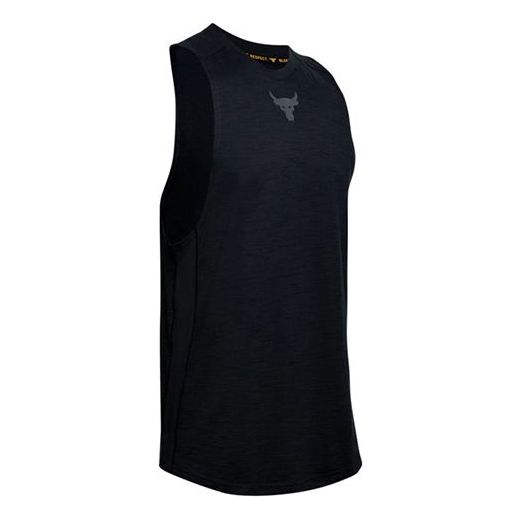 Under Armour Project Rock Charged Cotton Tank 'Black' 1351523-001