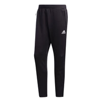 adidas Cap New Pants logo Reflective Conical Fleece Lined Sports Long Pants Black GV3510