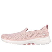 (WMNS) Skechers Go Walk 6 'Pink White' 124532-MVE