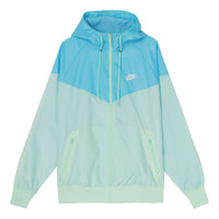Nike Windrunner Full-Zip Drawstring Hoodie 'Blue' DA0002-379