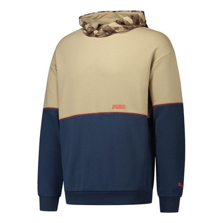 PUMA Kontrast Hoodie 'Tan Blue' 531309-97