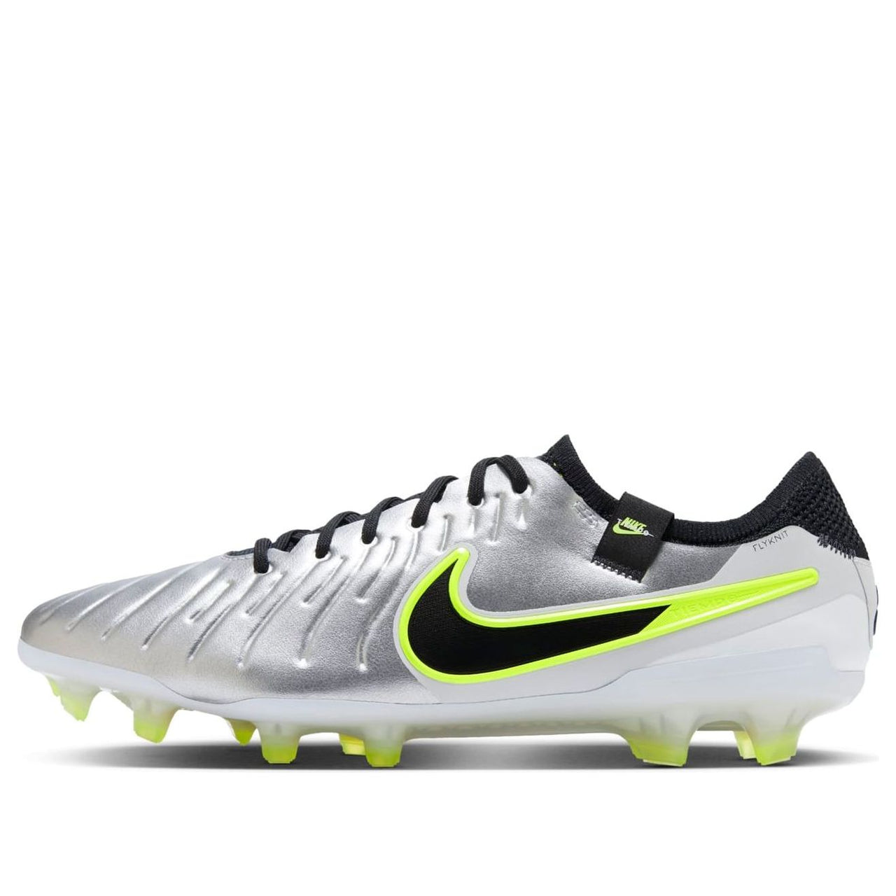 Nike Tiempo Legend 10 Elite FG 'Mad Voltage Pack Silver Black' DV4328-001