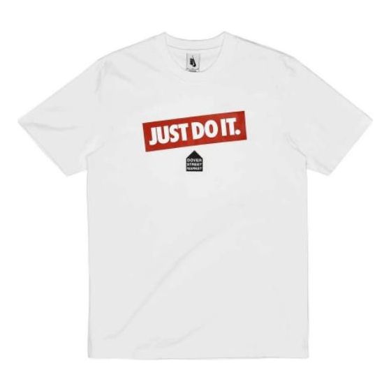 Nike x Dover Street Market Just Do It NRG Tee 'White' BV5501-100