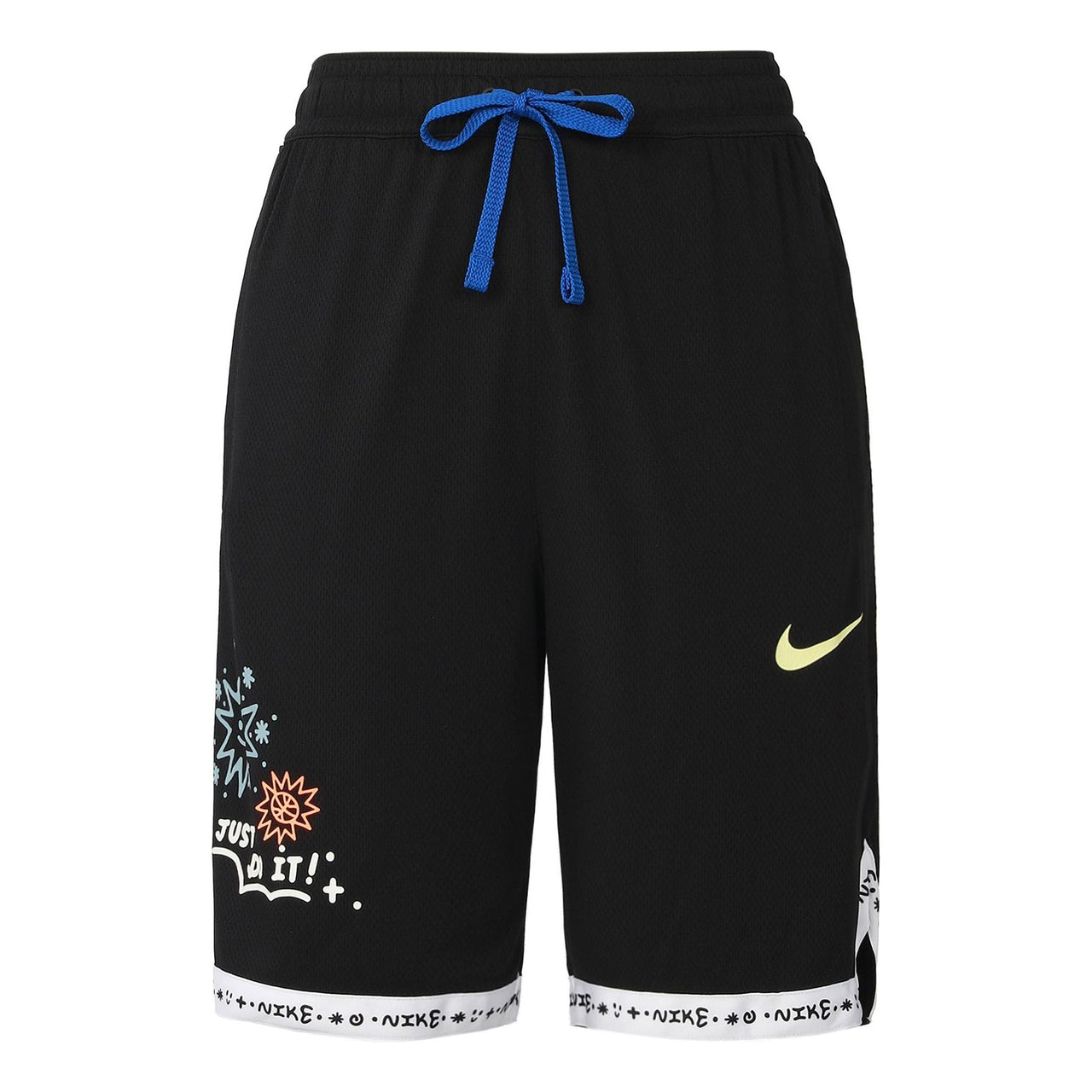 Nike Cartoon Painting Printing Sports Shorts Black DV3193-010