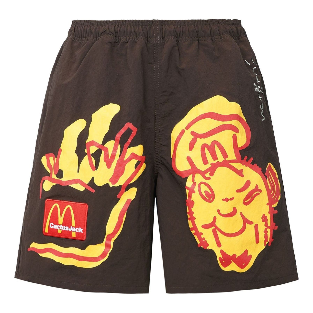 Travis Scott Cactus Jack SS22 x McDonalds Illustration II Shorts 'Brown' CJMDBS124BROWN