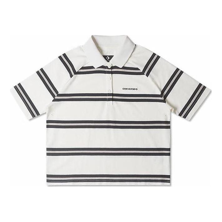 Converse Marquis Short-Sleeve Polo 'White Black' 10026505-A01