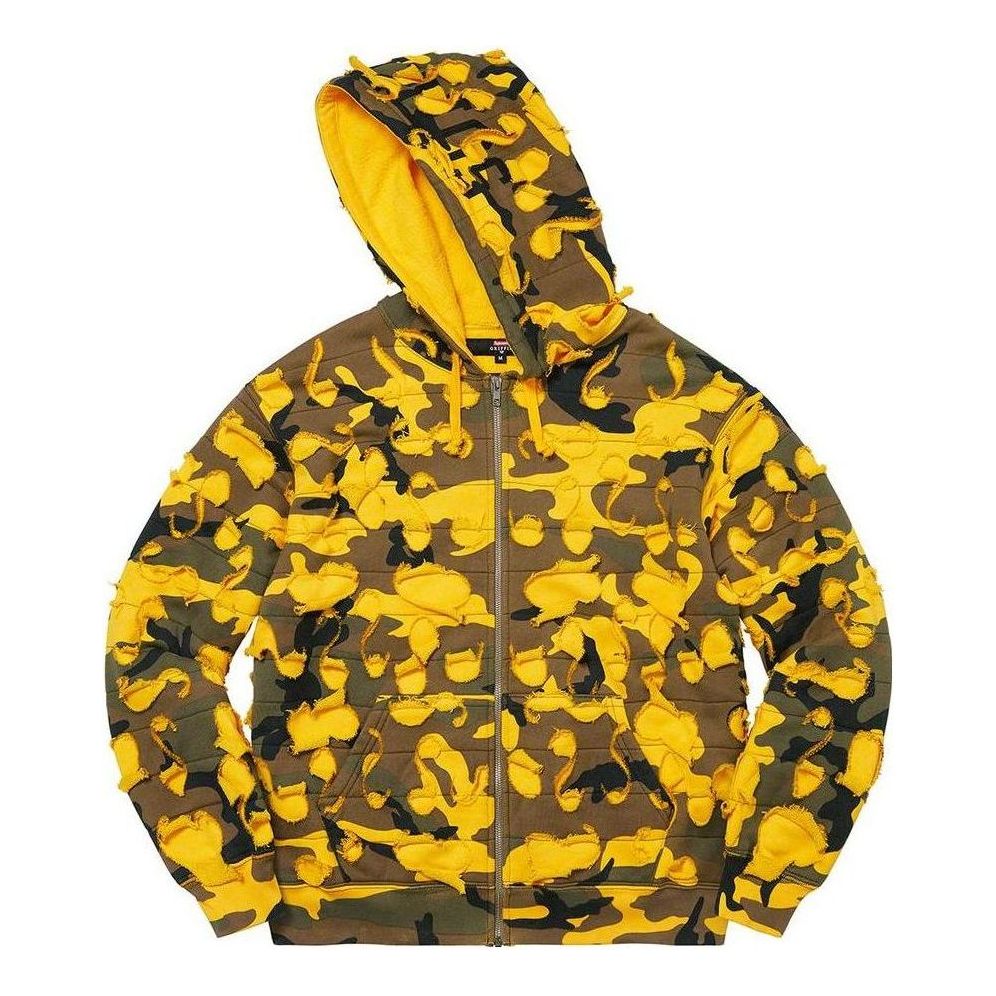 Supreme x Griffin Zip Up Hooded Sweatshirt 'Yellow Olive Green' SUP-FW22-026