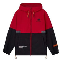 New Balance Winter Warm Hooded Jacket 'Red Black' NAA34023-BUR