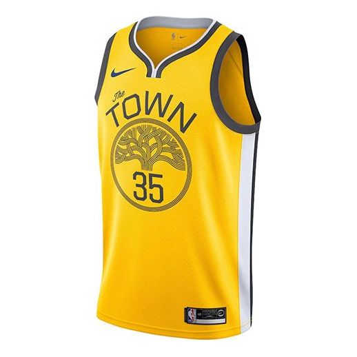 Nike NBA limited Jersey SW Fan Edition Golden State Warriors Durant Yellow BQ1159-729