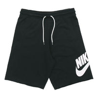 Nike Casual Comfy Breathable Knit Sports Shorts Black AT5268-010